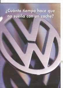 Catálogo Gama Volkswagen (1996)