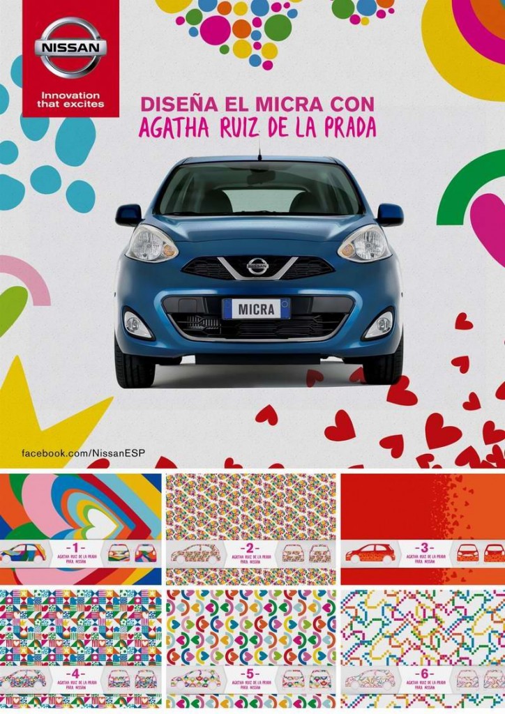 EL NUEVO MICRA SE VISTE DE AGATHA RUIZ DE LA PRADA.