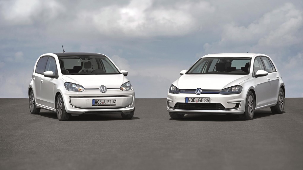 Volkswagen e-up y e-Golf.