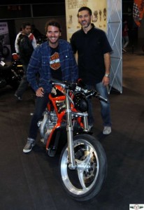 Rafael Serratosa y Jorge Serrano de La Nave Valencia, concesión Harley Davidson.