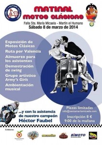 MATINAL DE MOTOS CLÁSICAS EN VALENCIA, 8 DE MARZO DE 2014