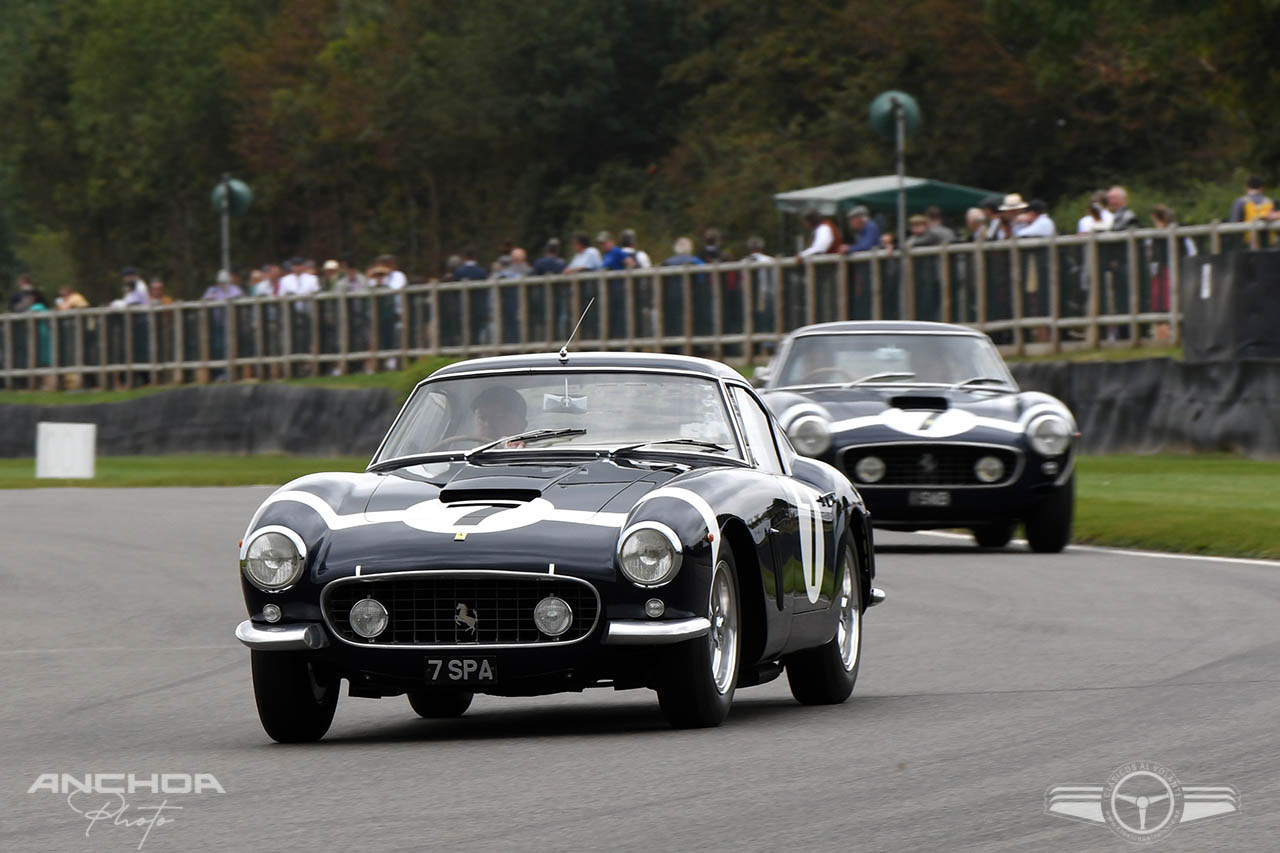 Dos de los Ferrari 250 GT SWB que Moss pilotó en los 60