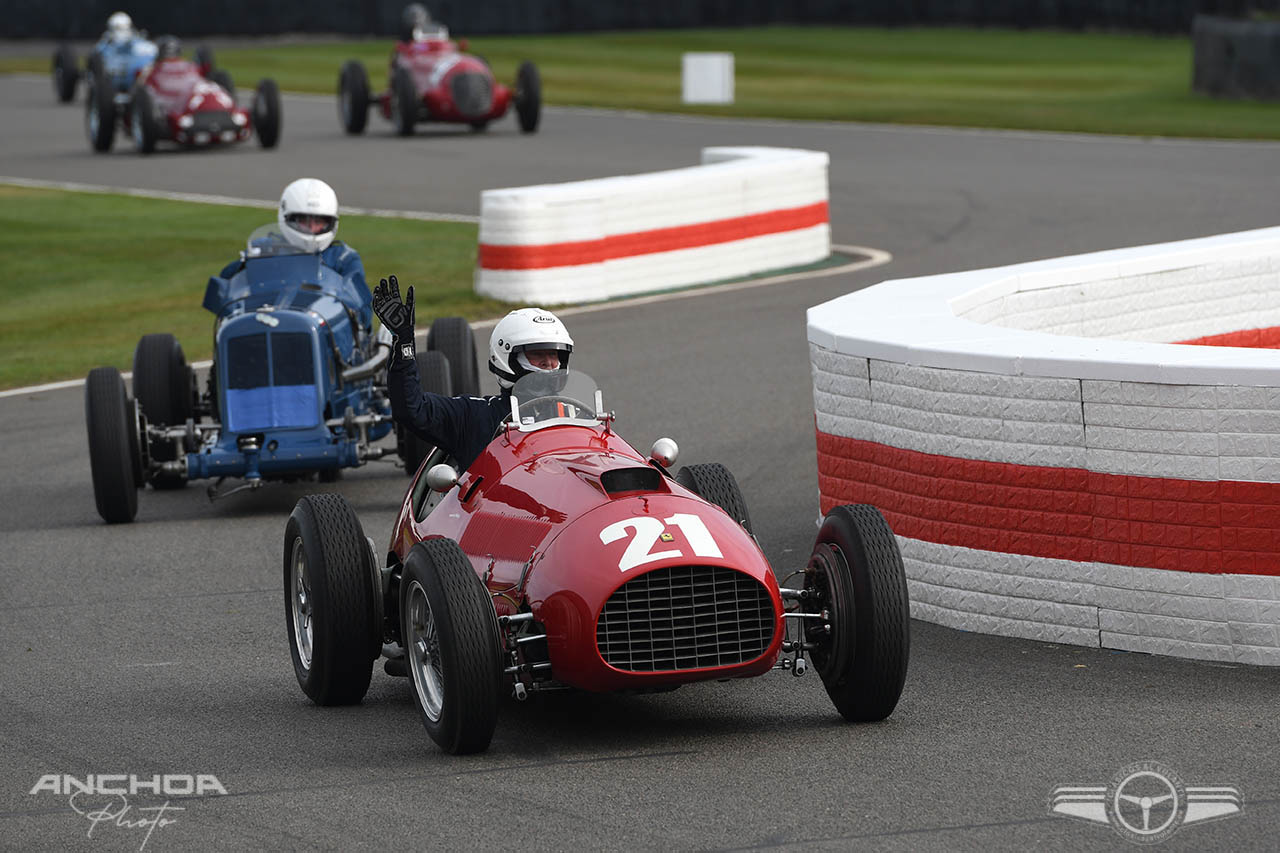 Ferrari 340 F1 de 1950 en el Festival of Britain Trophy