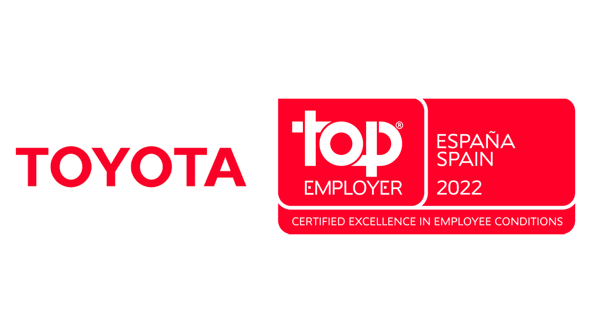 TOYOTA ESPAÑA HA RECIBIDO, POR TERCER AÑO CONSECUTIVO, LA CERTIFICACIÓN TOP EMPLOYER 2022