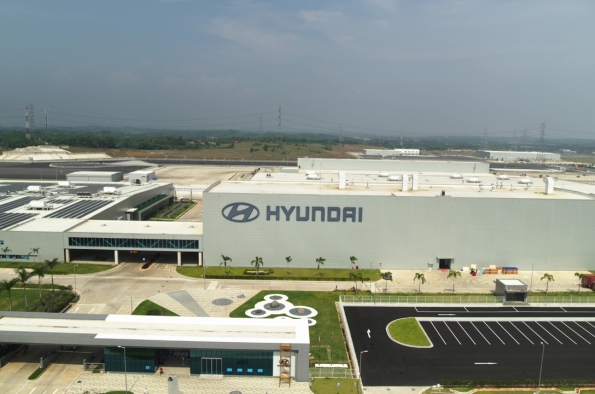 LA PLANTA DE HYUNDAI ESTÁ EN EL COMPLEJO INDUSTRIAL DE DELTAMAS, CERCA DE YAKARTA