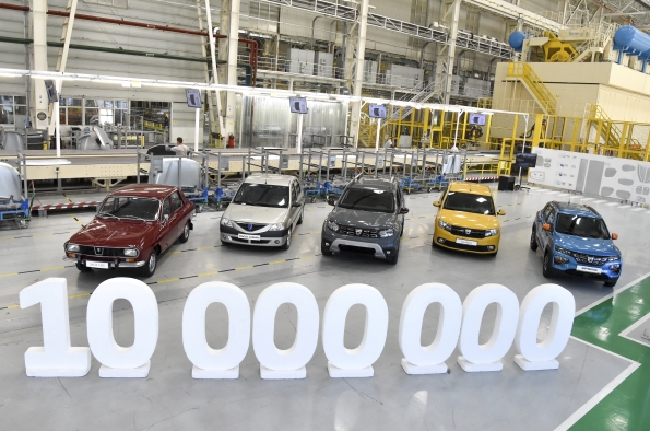 DACIA FABRICA LA UNIDAD 10 MILLONES