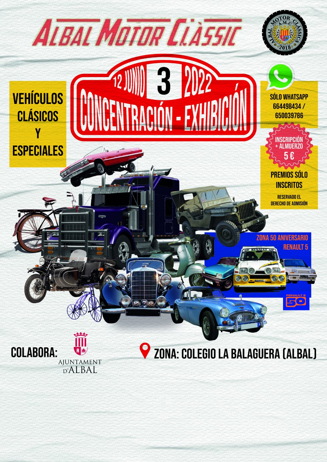 3ª CONCENTRACIÓN ALBAL MOTOR CLÀSSIC, 12 DE JUNIO 2022