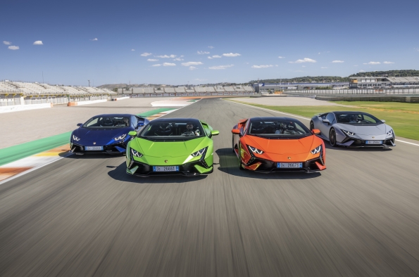 LOS LAMBORGHINI HURACÁN TÉCNICA EN EL CIRCUIT RICARDO TORMO