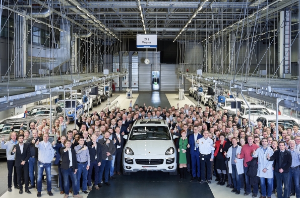 INICIO DE LA PRODUCCIÓN DEL PORSCHE CAYENNE EN LEIPZIG