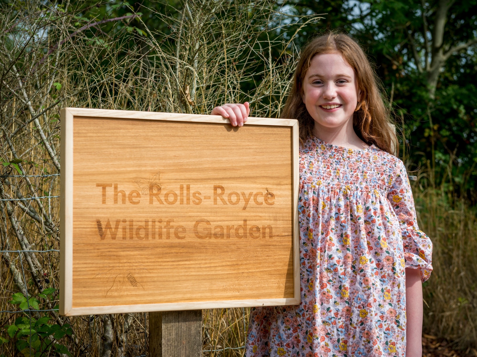 ROLLS-ROYCE MOTOR CARS COMPLETES THE REJUVENATION OF ITS WILDLIFE GARDEN AT THE HOME OF ROLLS-ROYCE AT GOODWOOD.