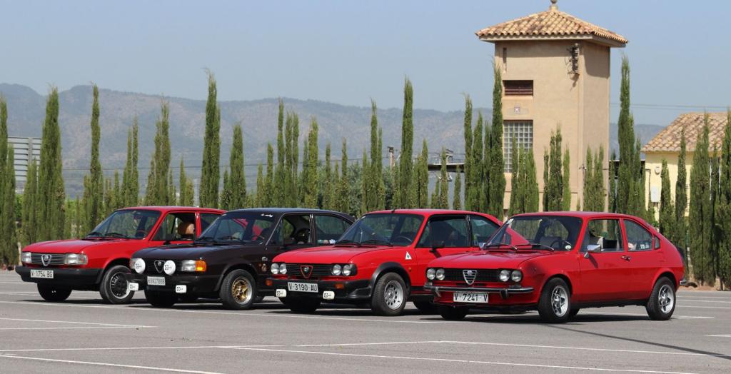 LOS MODELOS DE ALFA ROMEO BOXER, ALFASUD, ALFASUD SPRINT, SPRINT Y 33, FUERON LOS PROTAGONISTAS DEL ENCUENTRO