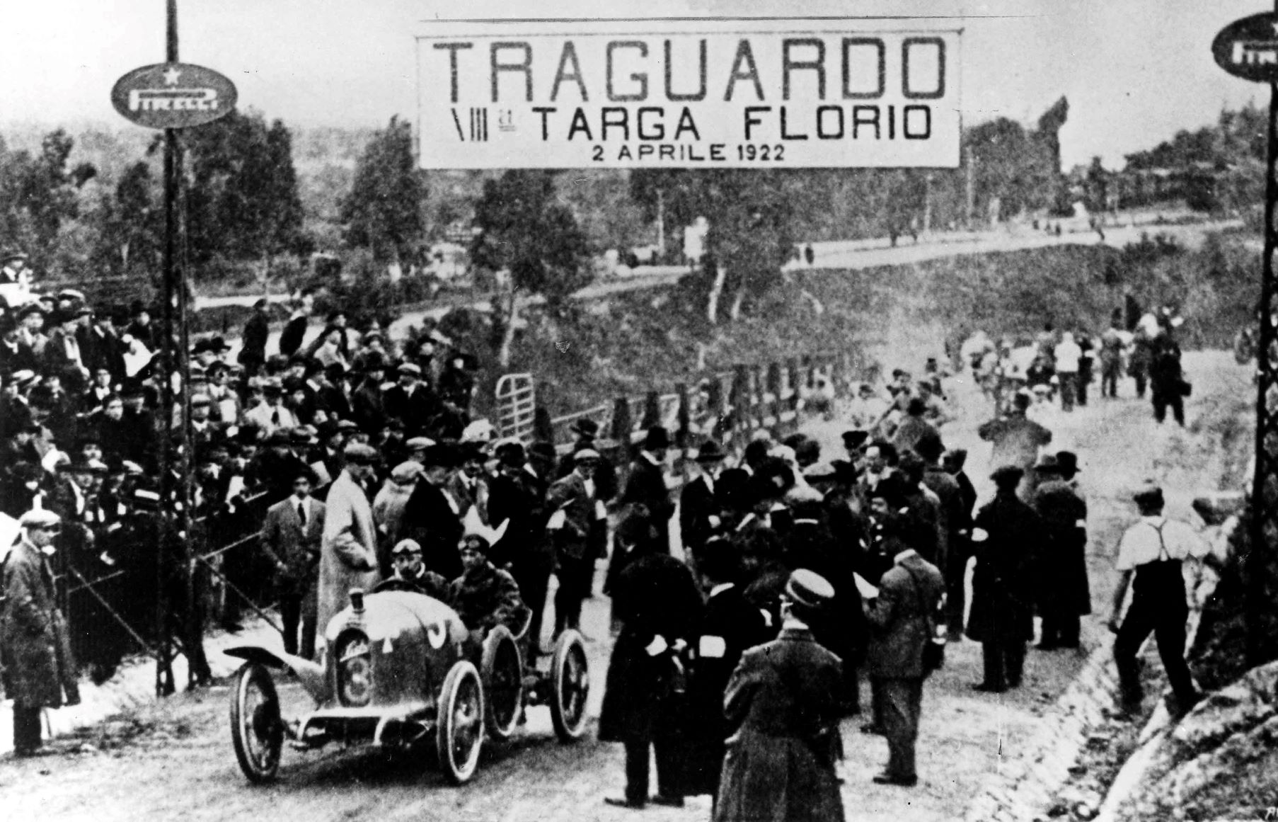 EL AUSTRO-DAIMLER ADS R GANÓ LA TARGA FLORIO EL 2 DE ABRIL DE 1922, 