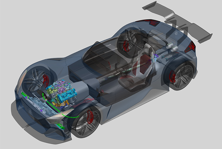 EL CONCEPTO DE DISEÑO DEL SUZUKI VISION GRAN TURISMO COMBINABA LAS DOS ALMAS DE SUZUKI: LA MOTO Y EL AUTOMÓVIL