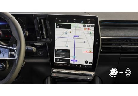 WAZE ESTARÁ DISPONIBLE A BORDO DE LOS NUEVOS RENAULT AUSTRAL Y MEGANE E-TECH 100% ELÉCTRICO, EQUIPADOS CON LA PANTALLA OPENR Y EL SISTEMA MULTIMEDIA OPENR LINK CON GOOGLE INTEGRADO