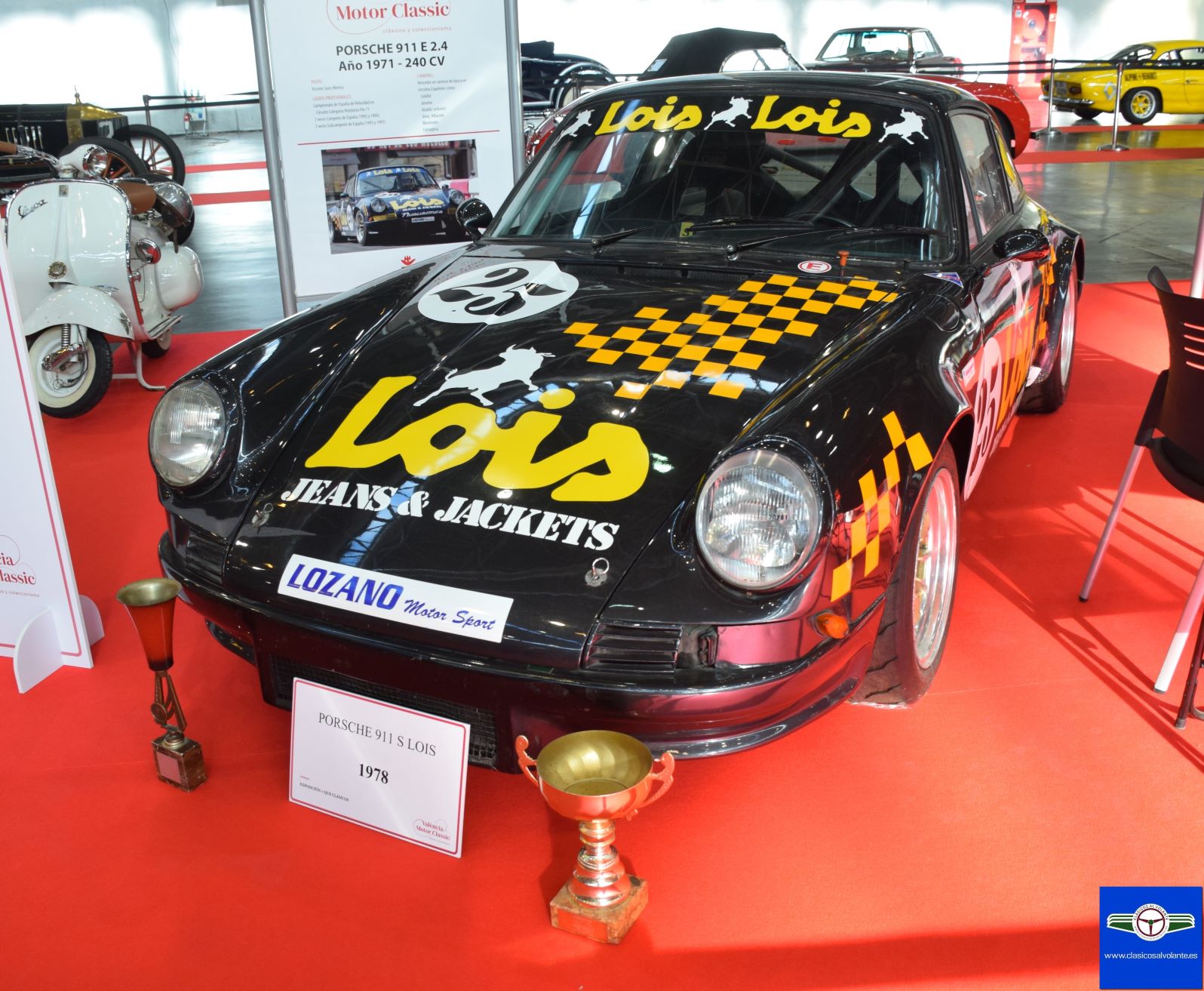 LOS PORSCHE 911 TUVIERON UN PROTAGONISMO ESPECIAL EN EL VALÈNCIA MOTOR CLASSIC, COMO ESTE 911 CON EL QUE VICENTE SÁEZ MERINO LOGRÓ DESTACADOS TRIUNFOS