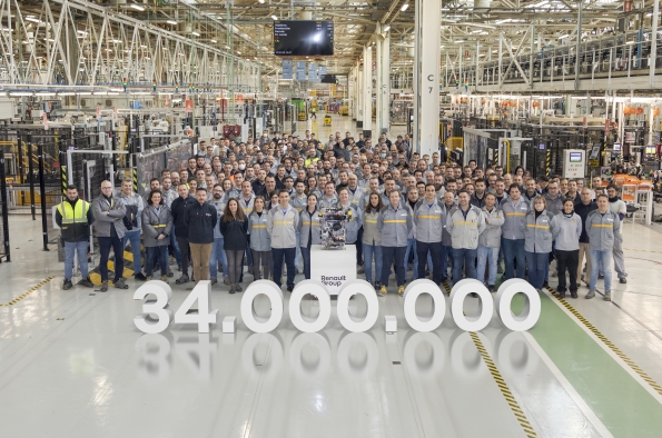 34 MILLONES DE MOTORES FABRICADOS POR RENAULT EN VALLADOLID