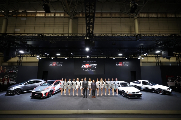 Toyota GAZOO Racing y Lexus expusieron en el Salón del Automóvil de Tokio 2023 durante 3 días en Makuhari Messe, del 13 al 15 de enero