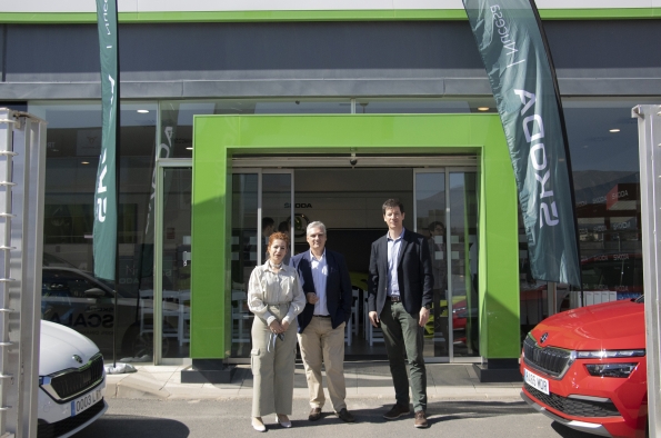 ŠKODA PRESENTA LAS NUEVAS INSTALACIONES DEL GRUPO NUCESA EN MOTRIL