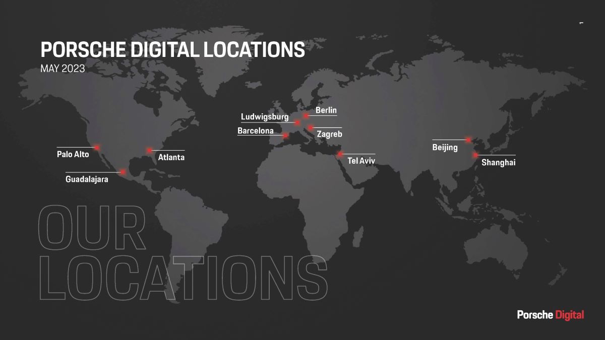 PORSCHE DIGITAL SUMA EN ESTE MOMENTO DIEZ OFICINAS EN LOS PRINCIPALES CENTROS TECNOLÓGICOS GLOBALES DE EUROPA, EE. UU., CHINA Y LATINOAMÉRICA