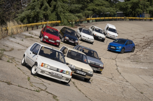 GAMA PEUGEOT 205 CON EL 208