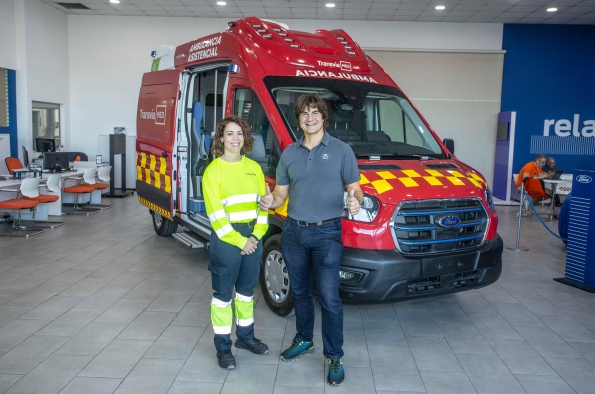 LLEGA LA PRIMERA FORD E-TRANSIT AMBULANCIA