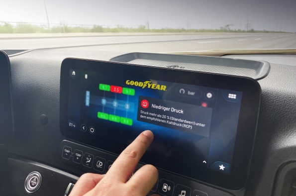 GOODYEAR INTEGRA SU APP GOODYEAR DRIVERHUB EN EL MERCEDES-BENZ TRUCK APP PORTAL