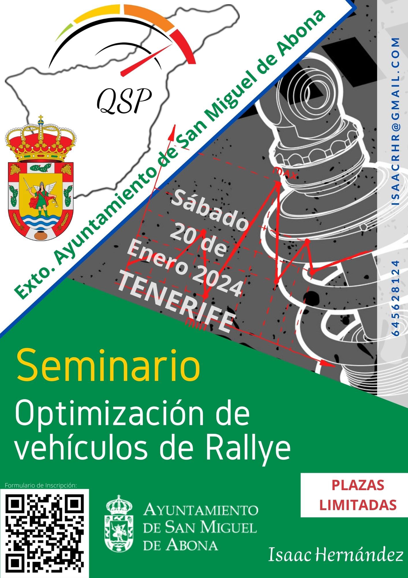 QSP MOTORSPORT IMPARTIRÁ EL SEMINARIO "OPTIMIZACIÓN DE VEHÍCULOS DE RALLYE