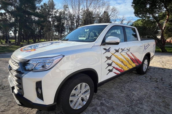 EL EJÉRCITO DEL AIRE Y LA PATRULLA ÁGUILA ELIGEN EL SSANGYONG MUSSO SPORTS