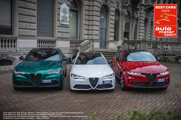 LOS FANS OTORGAN A ALFA ROMEO TRES PRIMEROS PUESTOS EN EL CONCURSO "BEST CARS"