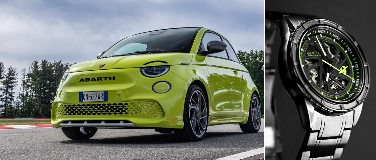 ABARTH Y BREIL RUGEN JUNTOS CON EL NUEVO RELOJ INSPIRADO EN EL ABARTH 500E