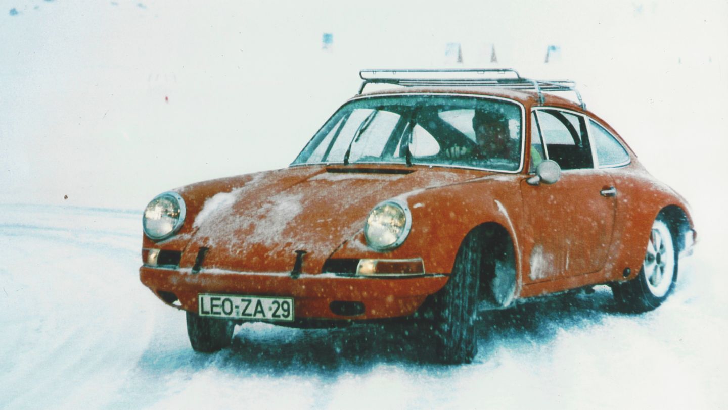 PORSCHE LLEVA CELEBRANDO PRUEBAS DE NEUMÁTICOS DE INVIERNO DESDE LOS AÑOS 60