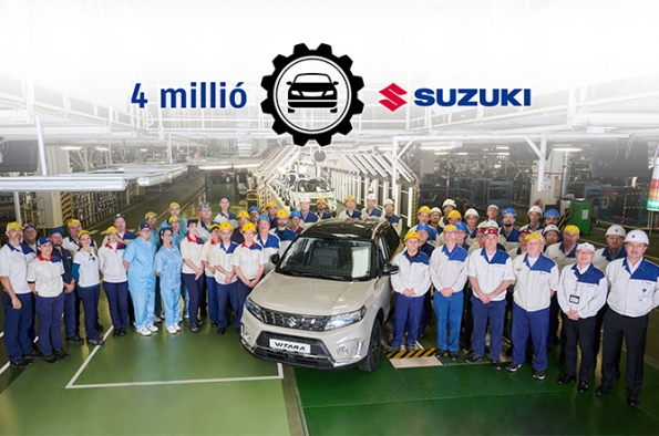 SUZUKI ALCANZA LA CIFRA DE 4 MILLONES DE AUTOMÓVILES PRODUCIDOS EN HUNGRÍA