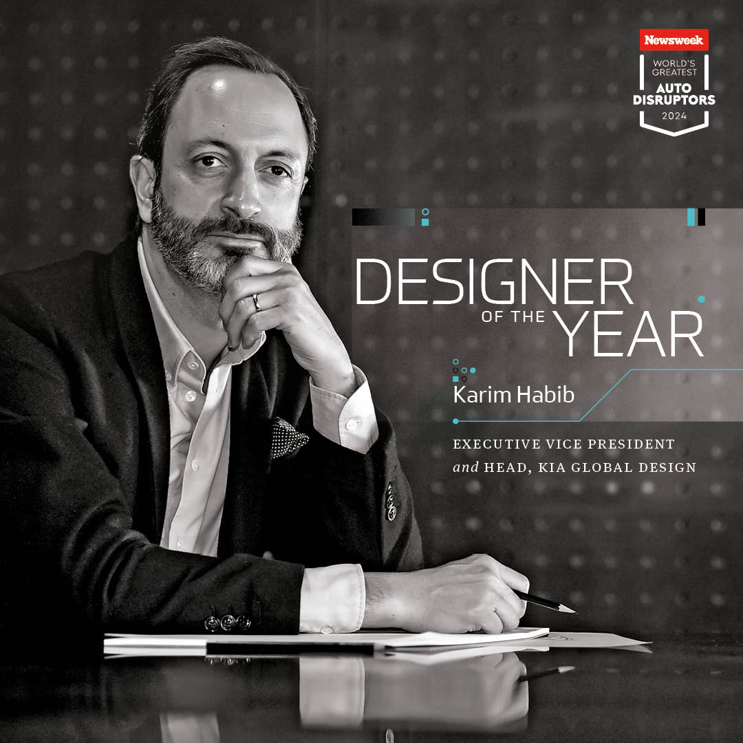 KARIM HABIB, DIRECTOR DE DISEÑO GLOBAL DE KIA, NOMBRADO "DISEÑADOR DISRUPTOR DEL AÑO" 