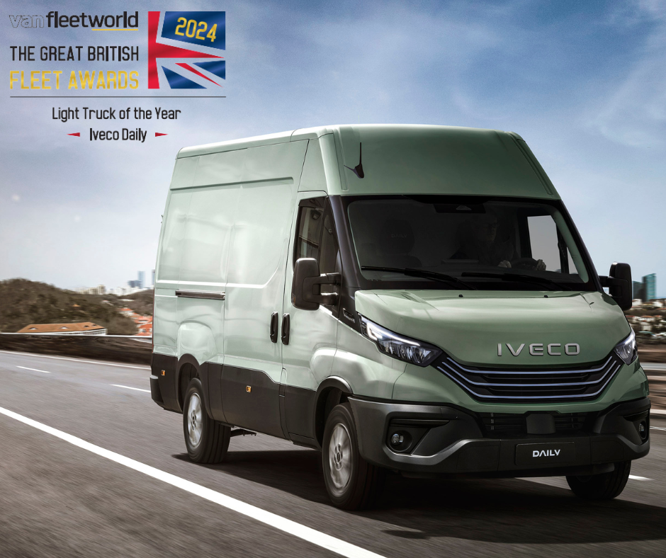 LA GAMA IVECO DAILY GANA EL PREMIO GREAT BRITISH FLEET AWARDS ‘VEHÍCULO LIGERO DEL AÑO” POR CUARTO AÑO CONSECUTIVO