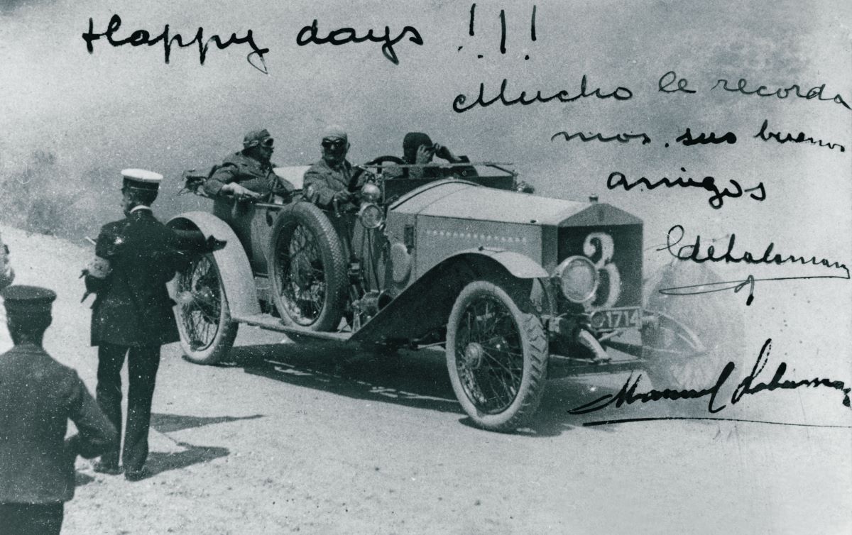 ROLLS-ROYCE SILVER GHOST AT THE FIRST-EVER SPANISH GRAND PRIX, IN 1913