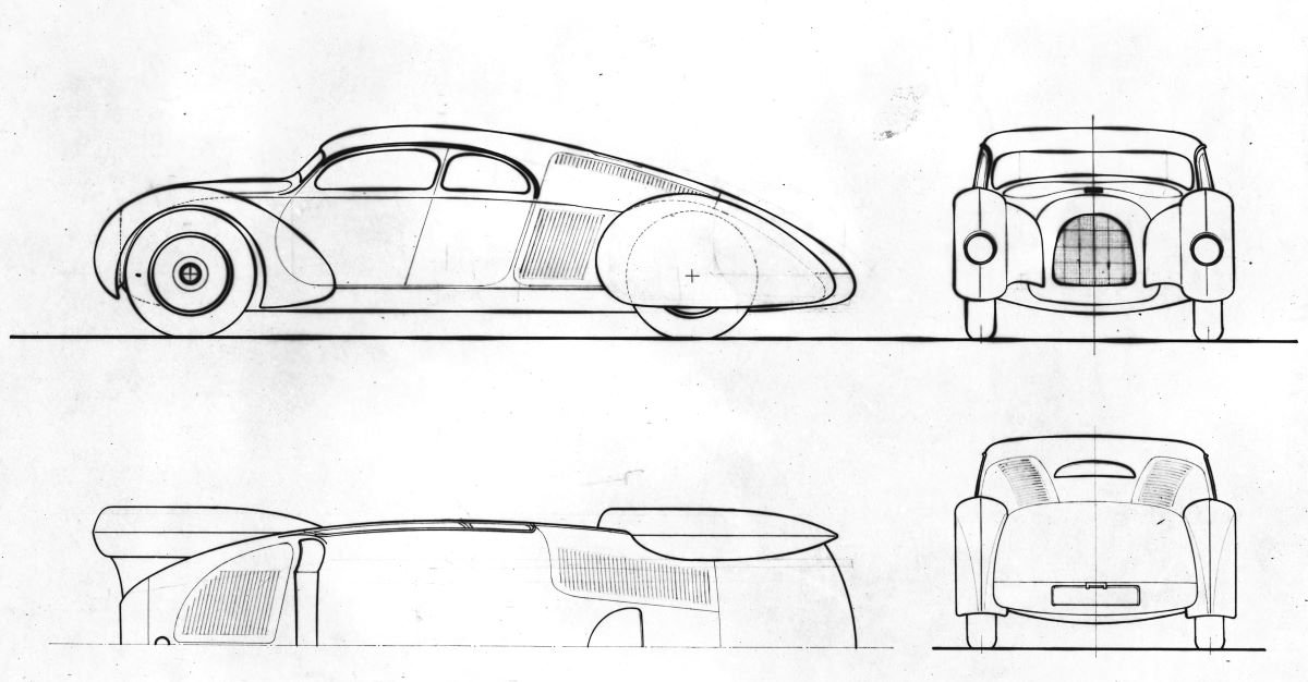 AUDI ENCARGÓ A CROSTHWAITE & GARDNER LA CONSTRUCCIÓN DEL AUTO UNION TYPE 52 A PARTIR DE LOS DOCUMENTOS DE ARCHIVO, PLANOS Y BOCETOS DE DISEÑO QUE SE CONSERVAN