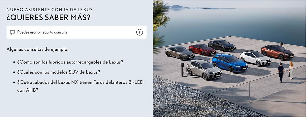 LEXUS REVOLUCIONA SU WEB CON INTELIGENCIA ARTIFICIAL