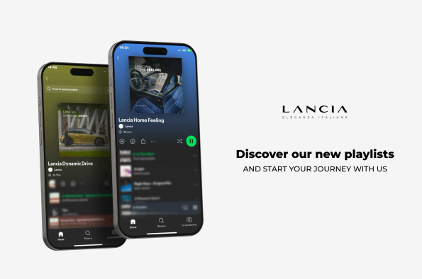 COLABORACIÓN ENTRE LANCIA Y SPOTIFY, PARA UNA EXPERIENCIA AÚN MÁS INMERSIVA A BORDO DEL NUEVO YPSILON