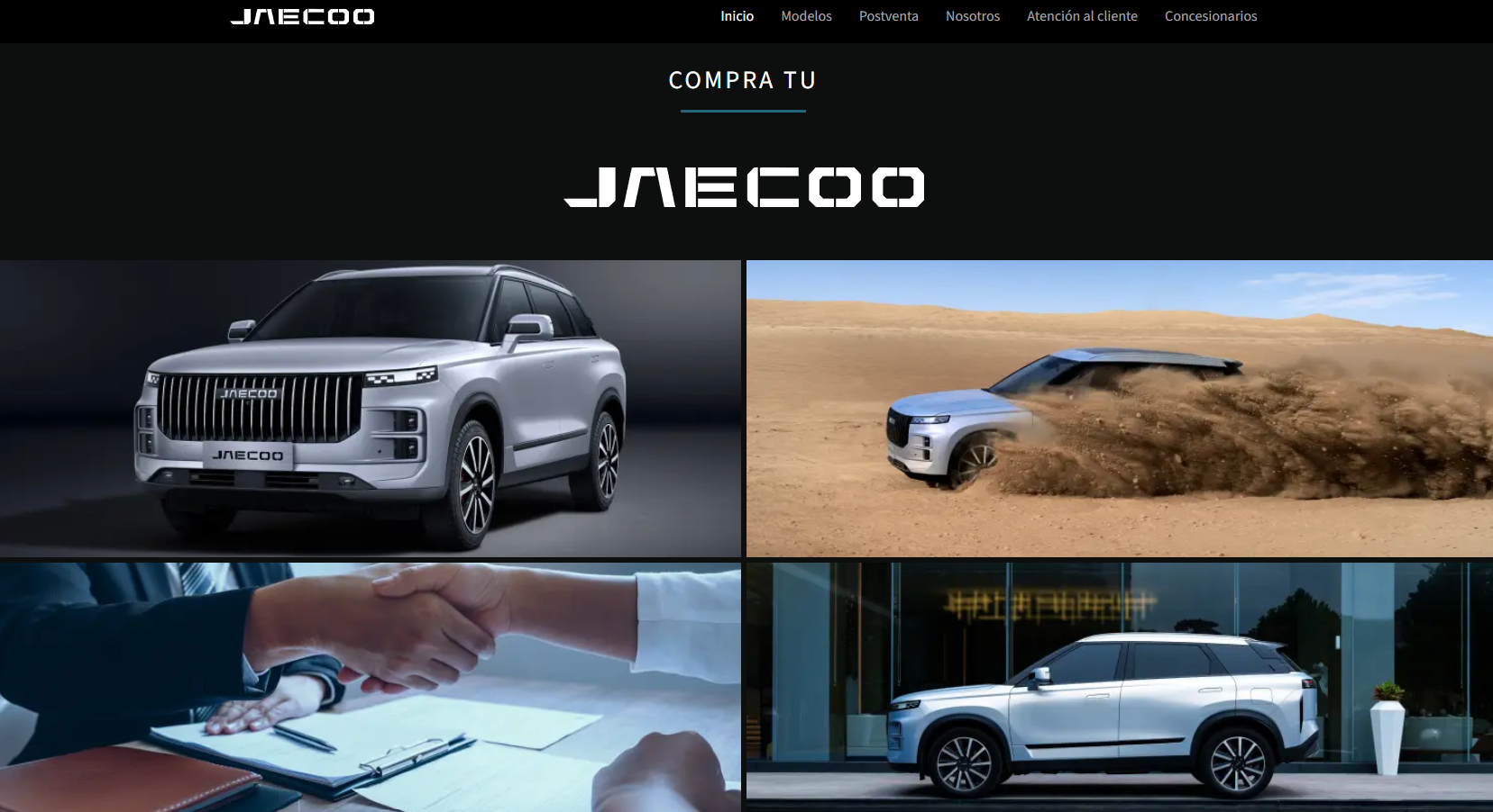 RESERVA EL NUEVO JAECOO 7 CON 500.000 KM DE GARANTÍA DE MOTOR A TRAVÉS DE LA WEB OFICIAL DE JAECOO ESPAÑA