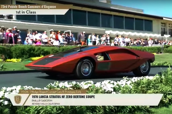 EL PROTOTIPO ZERO DEL LANCIA STRATO DE 1970 GANÓ EN SU CLASE Y FUE UNO DE LOS CUATRO FINALISTAS PARA EL PREMIO FINAL «BEST OF SHOW» EN PEBBLE BEACH 2024