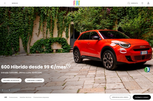 FIAT OFRECE UNA EXPERIENCIA DE COMPRA ONLINE SENCILLA, SEGURA E INTUITIVA