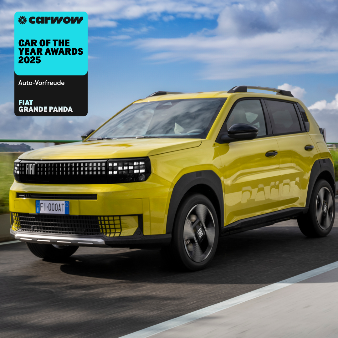 EL FIAT GRANDE PANDA LOGRA EL PREMIO "CARWOW OF THE YEAR AWARD 2025"