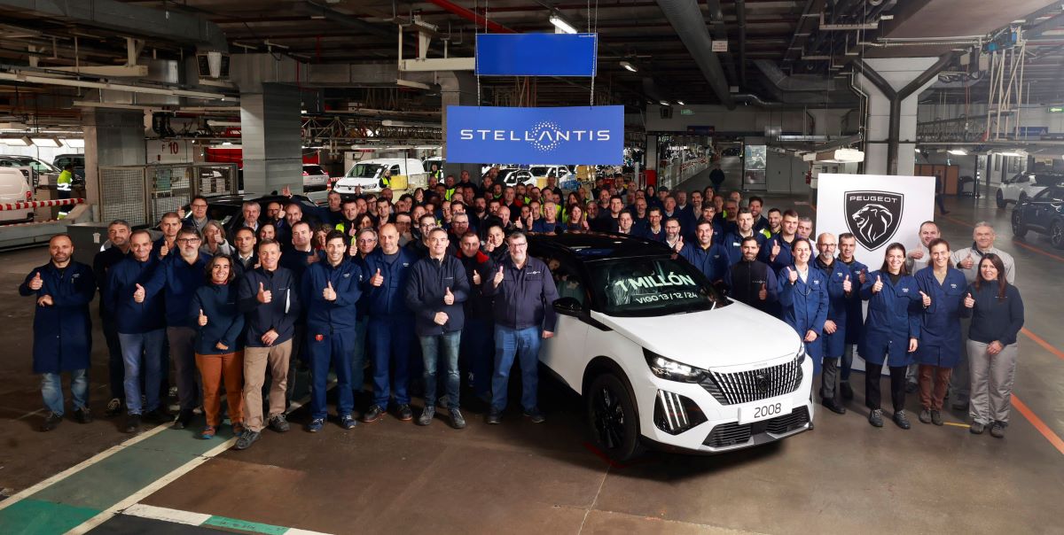 UN MILLÓN DE UNIDADES PRODUCIDAS DEL PEUGEOT 2008 EN STELLANTIS VIGO