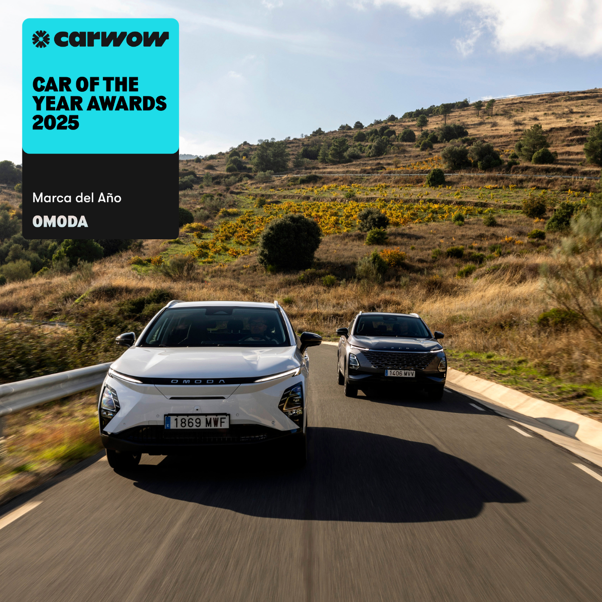 OMODA RECIBE EL PREMIO ‘MARCA DEL AÑO’ EN LOS CARWOW AWARDS 2025