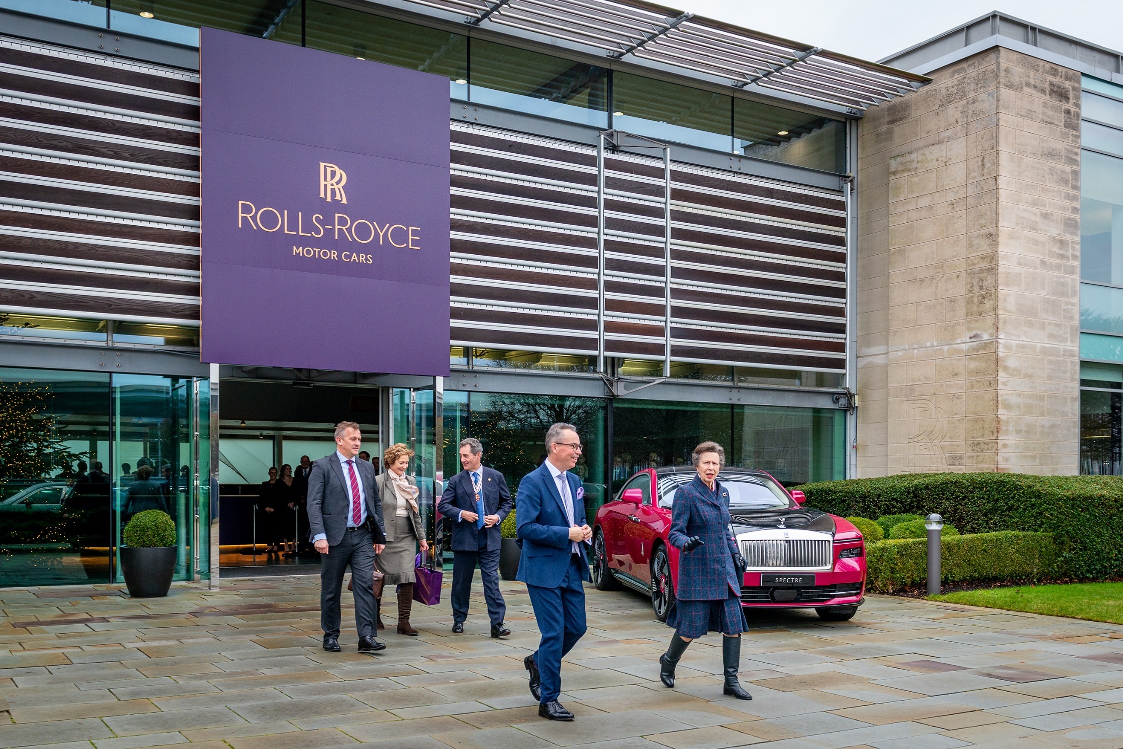 ROLLS-ROYCE WELCOMES HRH THE PRINCESS ROYAL TO GOODWOOD FOR LANDMARK OFFICIAL VISIT