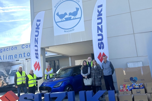 SUZUKI DONA 3,4 TONELADAS DE ALIMENTOS A LOS AFECTADOS POR LA DANA DE VALENCIA