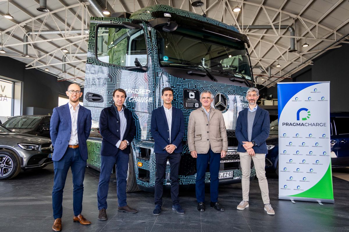 PRAGMACHARGE, MERCEDES-BENZ TRUCKS Y TRANSNUGON INICIAN PRUEBAS PARA CAMIONES ELÉCTRICOS EN EL CORREDOR MADRID-VALENCIA