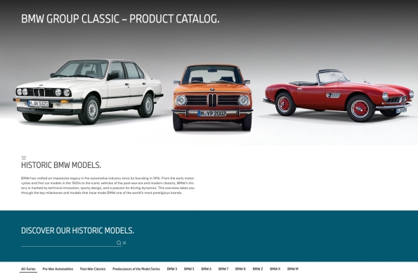 NUEVO CATÁLOGO DIGITAL DE BMW CLASSIC 